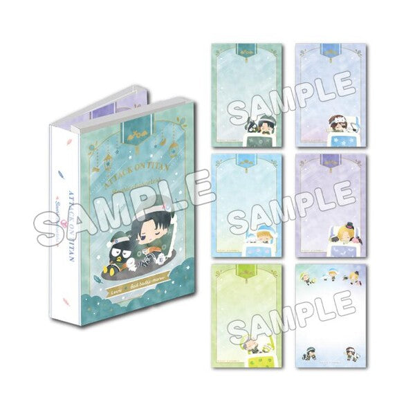 Levi Team PataPata Memo Pad - Attack on Titan x Sanrio