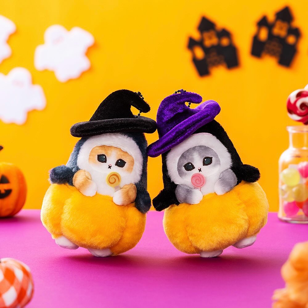 Mofusand Plush Mascot Keychain - Halloween 2024