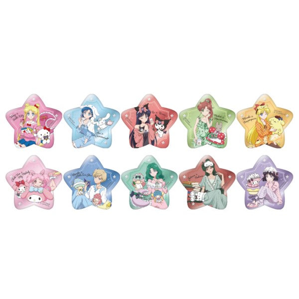 Characters Star Can Badges - Pretty Guardian Sailor Moon x Sanrio Collection