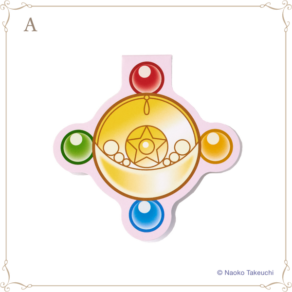 Sailor Moon Broach Sticky Notepad- Sailor Moon Museum