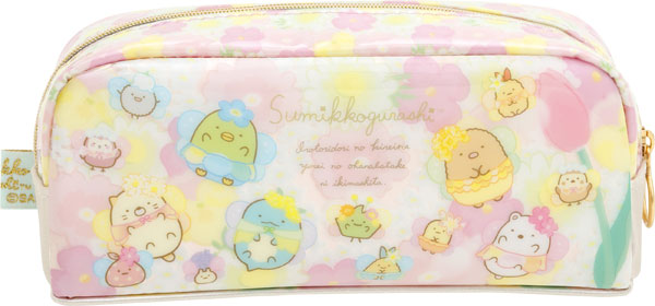 Pen Pouch - Sumikko Gurashi Zassou and Fairy Flower Field - San-X