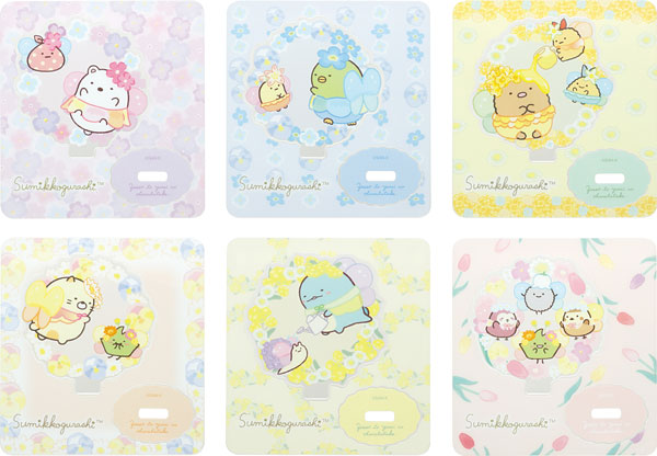 [Blind Box] Sumikko Gurashi Acrylic Stand - Zassou and Fairy Flower Field - San-X