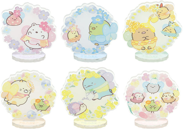[Blind Box] Sumikko Gurashi Acrylic Stand - Zassou and Fairy Flower Field - San-X