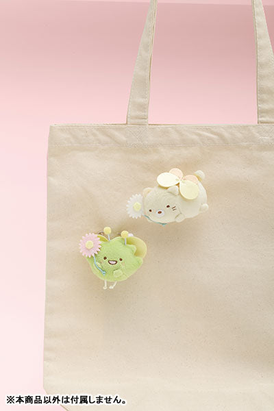 Neko Plush Brooch - Zassou and Fairy Flower Field - San-X