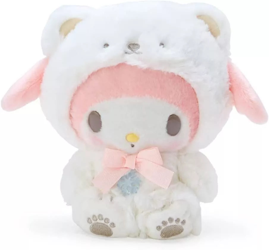 My Melody Plush - Snow Bear Christmas Design - Sanrio