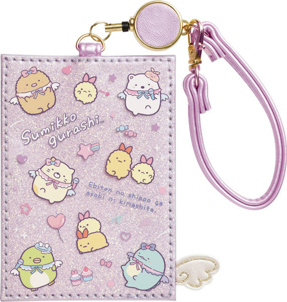 Pass Case w/ Strap - Tenshi na Ebiten Idol - Sumikko Gurashi