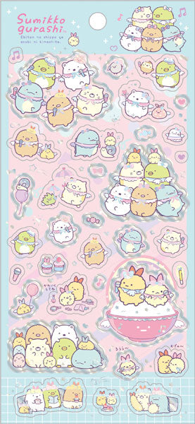 Holographic Sticker - Sumikko Gurashi Tenshi na Ebiten Idol - Sumikko Gurashi