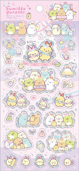 Holographic Sticker - Sumikko Gurashi Tenshi na Ebiten Idol - Sumikko Gurashi