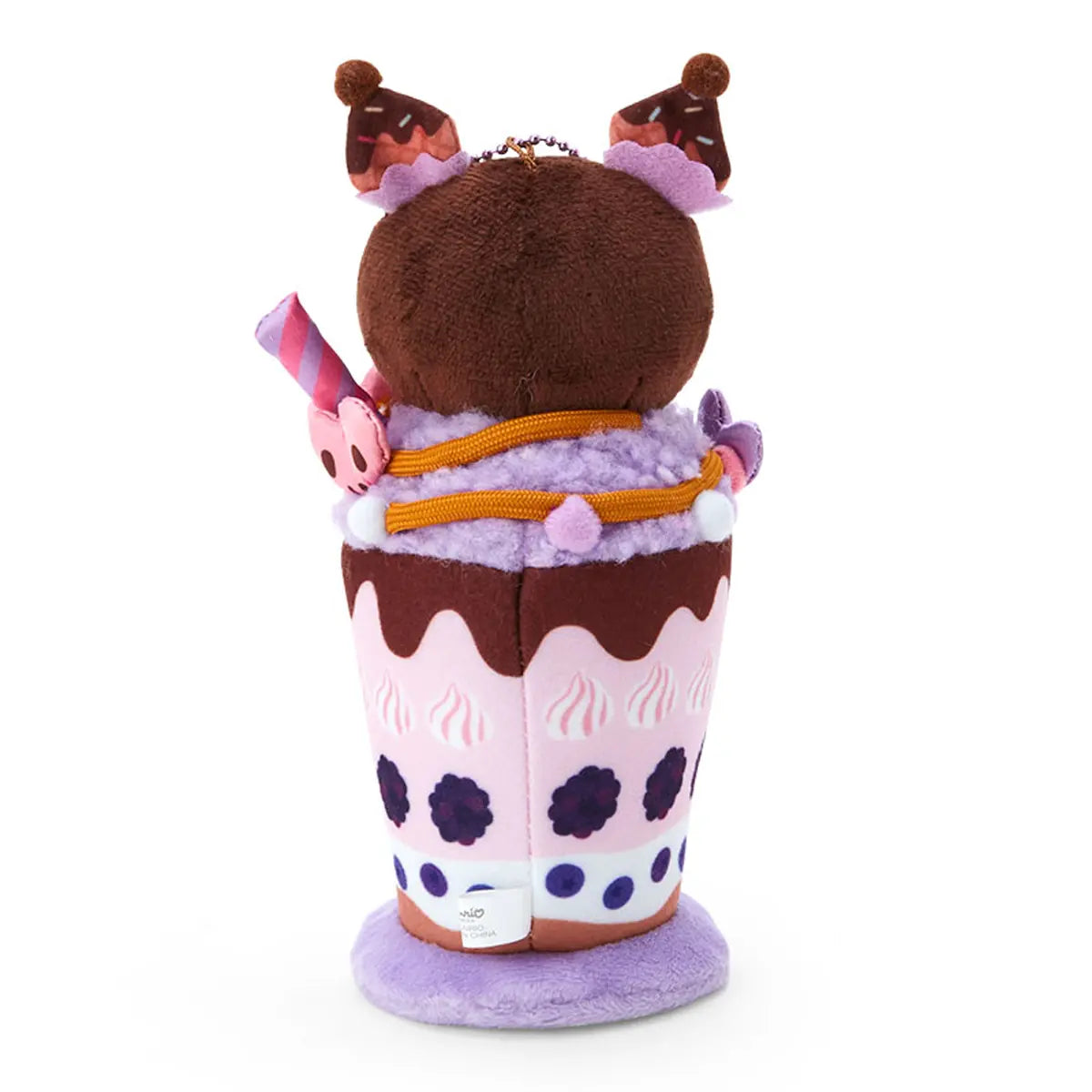 Kuromi Plush Mascot Keychain - Parfait Shop Series - Sanrio