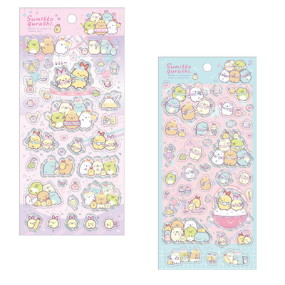 Holographic Sticker - Sumikko Gurashi Tenshi na Ebiten Idol - Sumikko Gurashi