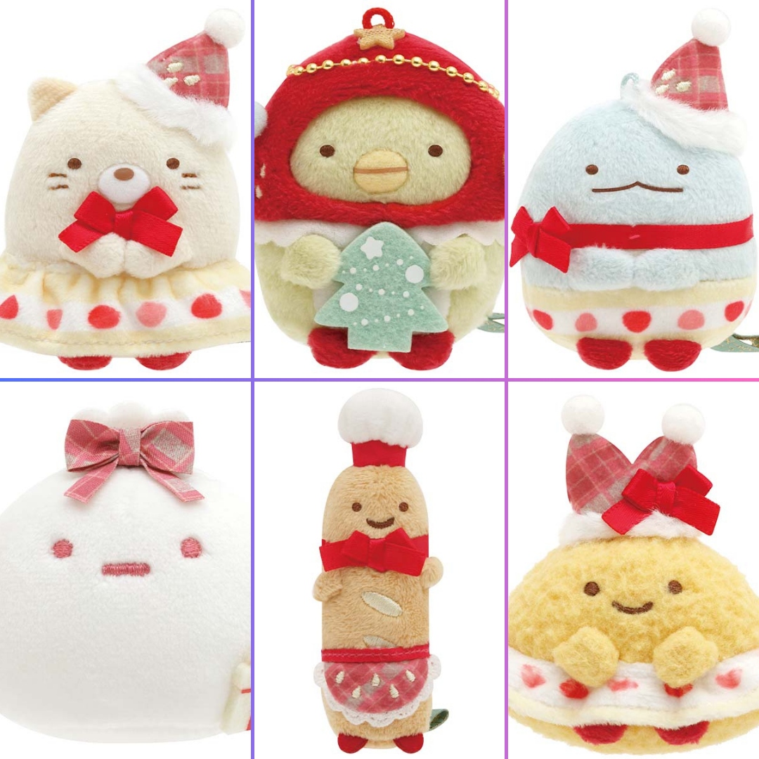 Small Plush (Tenori) Strawberry Christmas - Sumikko Gurashi - San-X