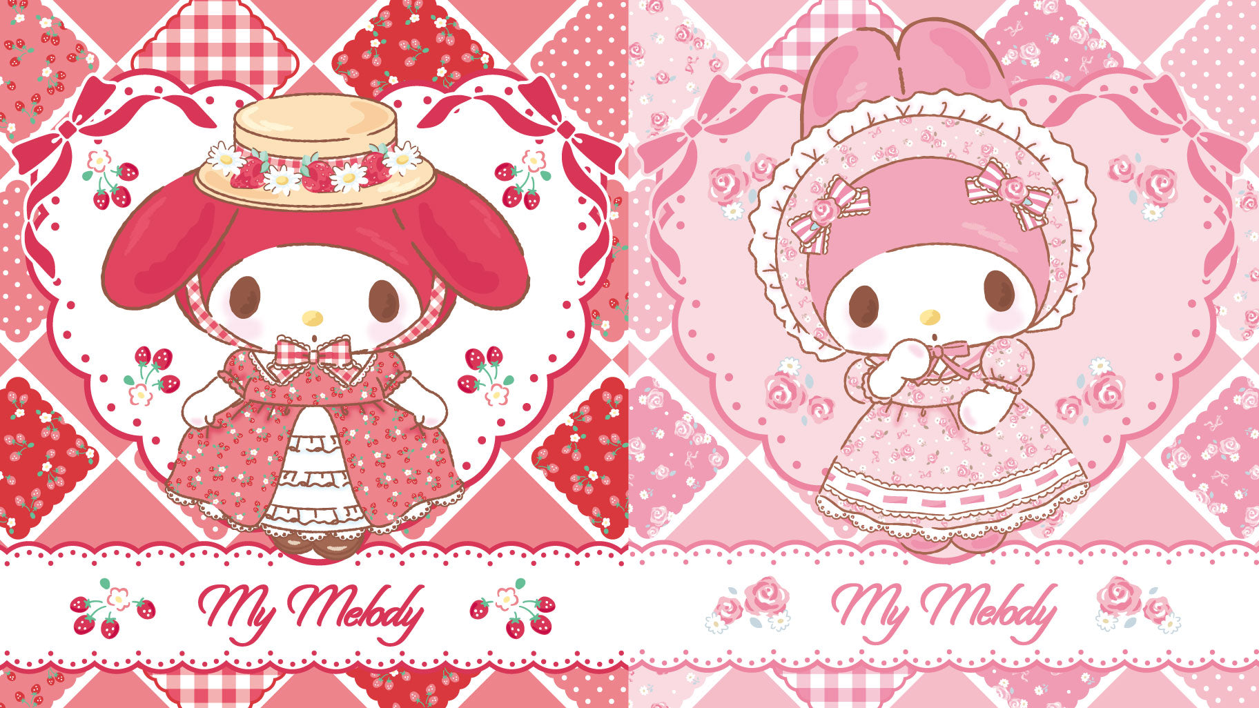 My Melody (Red) Small Towel - Happy Birthday My Melody - Sanrio