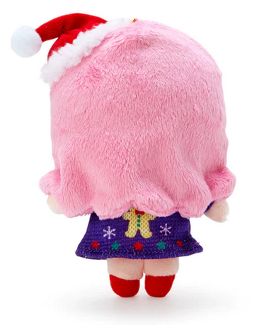 Lala (Little Twin Stars) plush keychain - Christmas Sweater Mascot - Sanrio