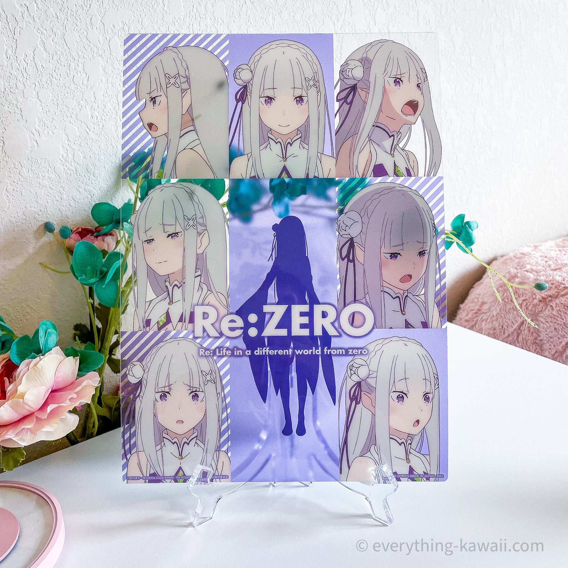 Re:Zero - Starting Life in Another World ~ Emilia Acrylic Clear Poster