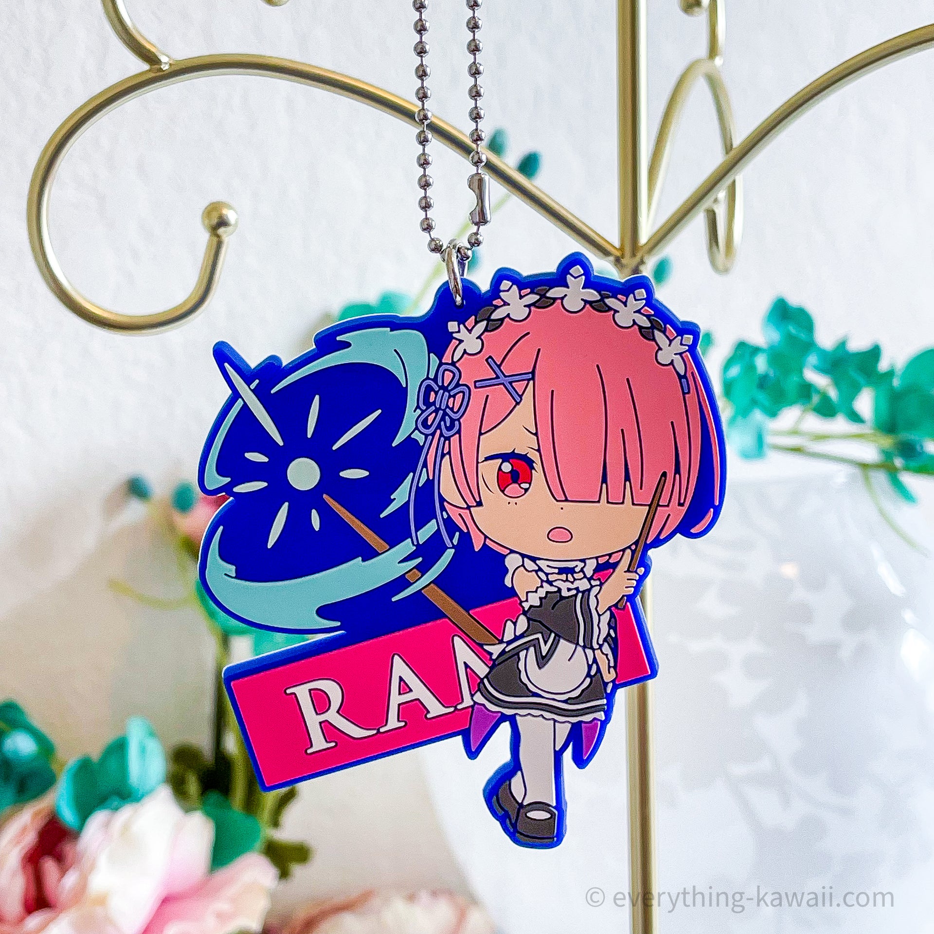 Re:Zero - Starting Life in Another World ~ Rubber Keychain Ram