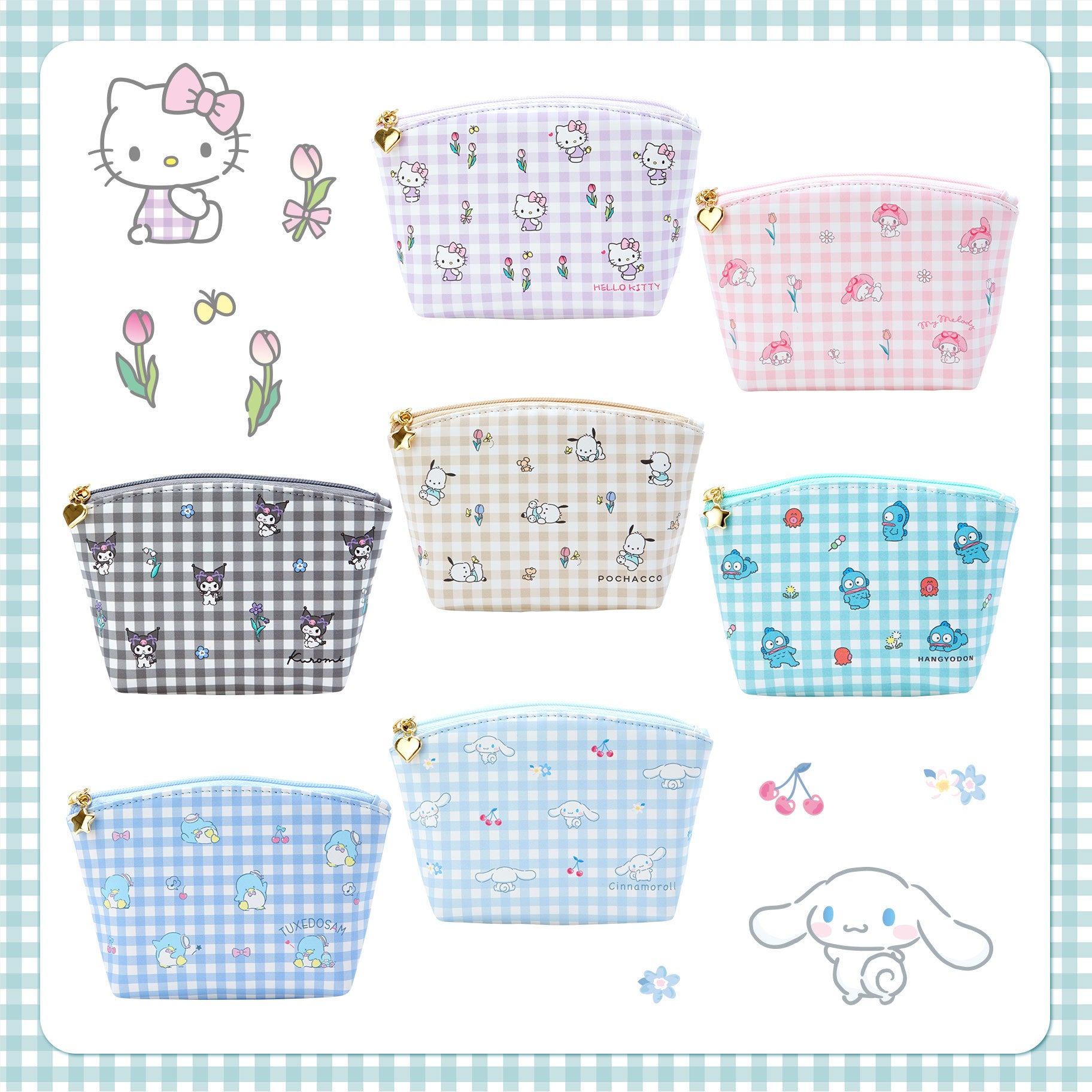 Hangyodon Pouch - Happy Spring Series - Sanrio