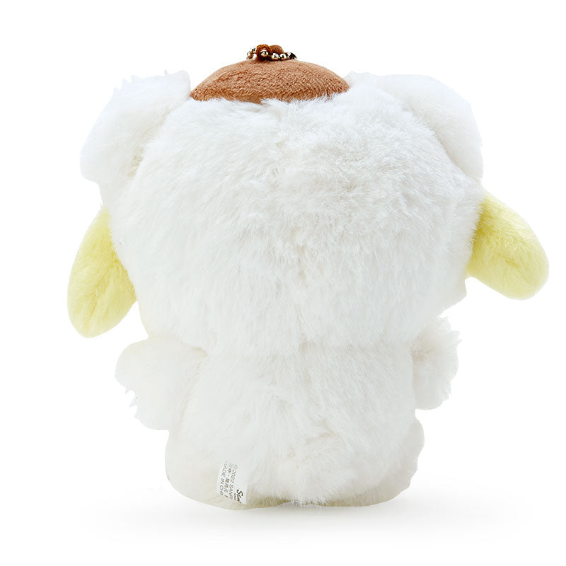 Pompompurin Keychain Plush - Snow Bear Christmas Design - Sanrio